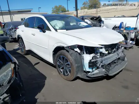 JTJABABB3SA011474 — 2025 Lexus Rz, Передняя часть, фото до ремонта