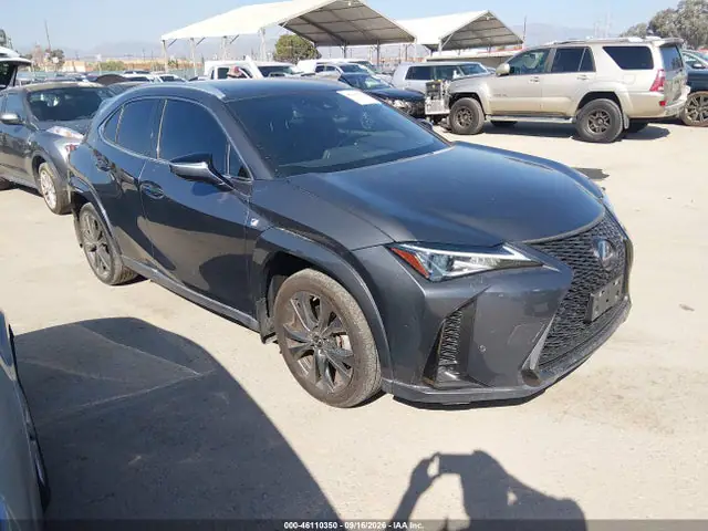 JTHE9JBH0N2057698 Lexus Ux 250H F Sport 2022 — повреждение Левый бок, фото до ремонта