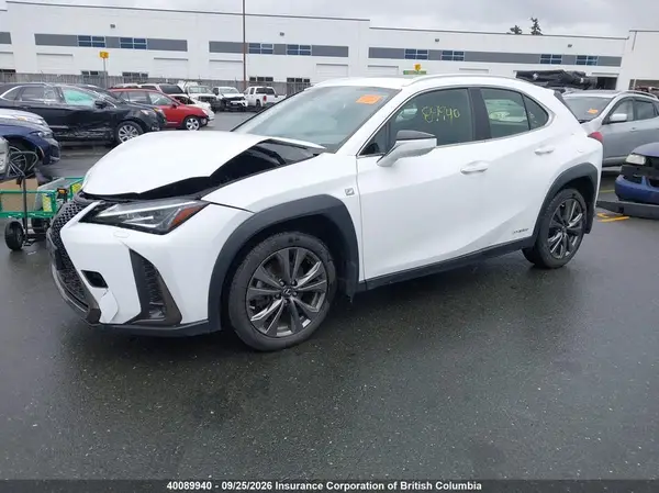 JTHU9JBH7K2008361 — 2019 Lexus UX, фото 2 с аукциона IAAI 28.09.2026, Передняя часть