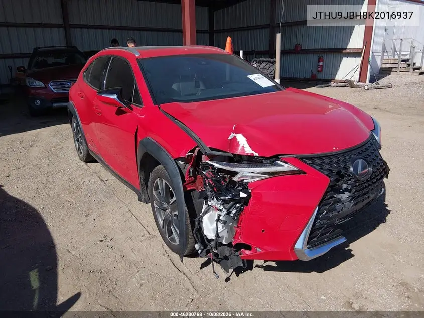 2019 Lexus Ux 250H VIN JTHU9JBH8K2016937 фото 2