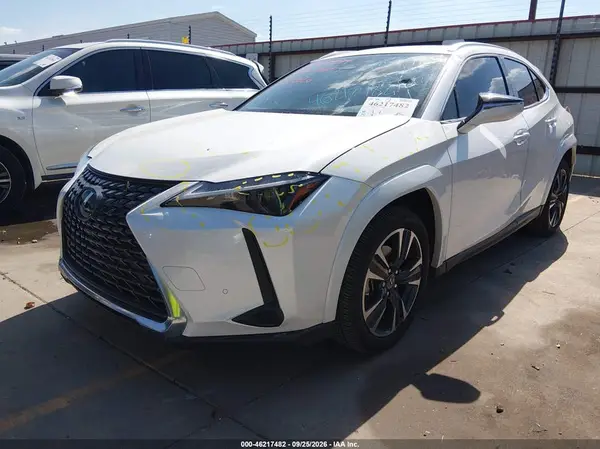 JTHYBJAH6S2022128 — 2025 Lexus UX, фото 2 с аукциона IAAI, Повреждение штормом