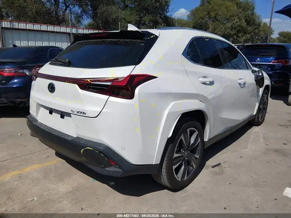 JTHYBJAH6S2022128 — 2025 Lexus UX, фото 4 с аукциона IAAI, Повреждение штормом