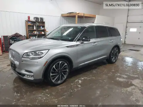 2020 Lincoln Aviator Reserve VIN 5LM5J7XC1LGL30830 фото 3