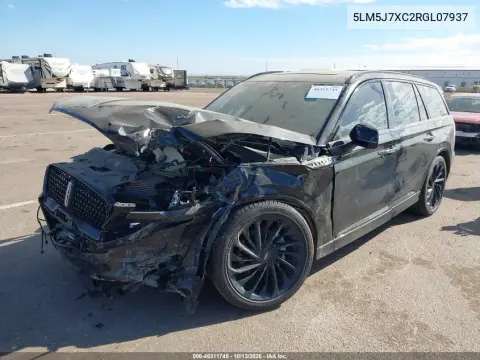 2024 Lincoln Aviator Reserve VIN 5LM5J7XC2RGL07937 фото 2