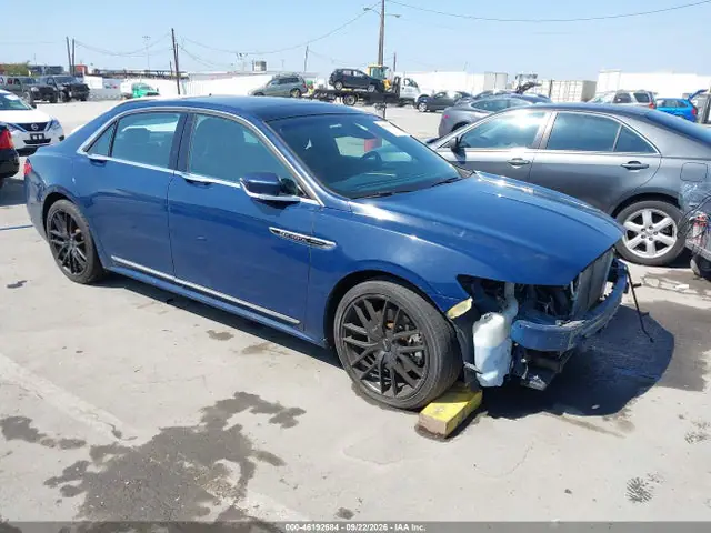 1LN6L9BC9H5626573 — 2017 Lincoln Continental Black Label, Естественный износ (Normal Wear & Tear), фото до ремонта