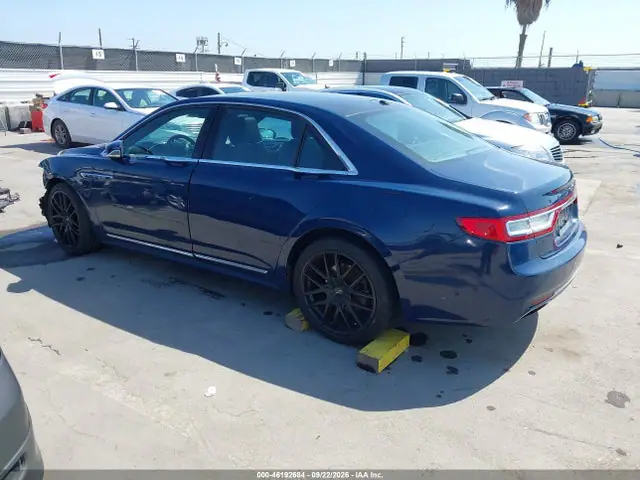 1LN6L9BC9H5626573 — 2017 Lincoln Continental Black Label, фото 3 с аукциона IAAI 30.09.2026, Естественный износ