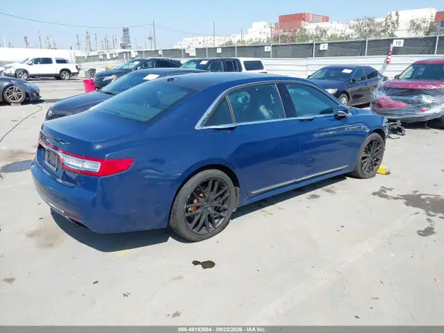 1LN6L9BC9H5626573 — 2017 Lincoln Continental Black Label, фото 4 с аукциона IAAI 30.09.2026, Естественный износ