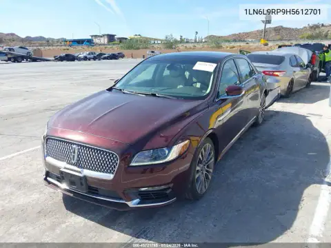 1LN6L9RP9H5612701 — 2017 Lincoln Continental, фото 2 с аукциона IAAI, Боковая часть