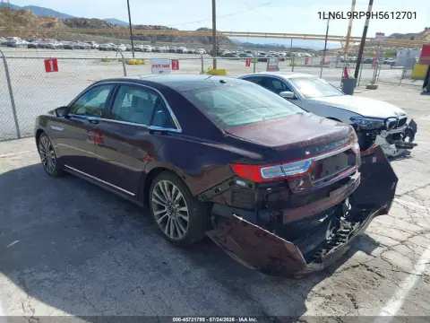 1LN6L9RP9H5612701 — 2017 Lincoln Continental, фото 3 с аукциона IAAI, Боковая часть