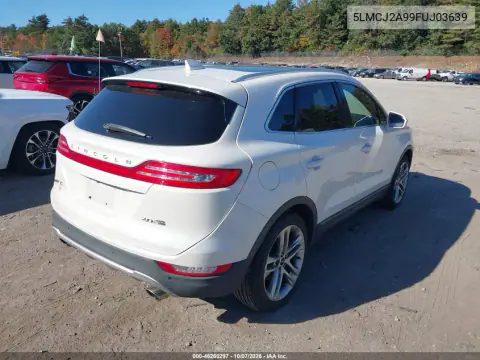 2015 Lincoln Mkc VIN 5LMCJ2A99FUJ03639 фото 5
