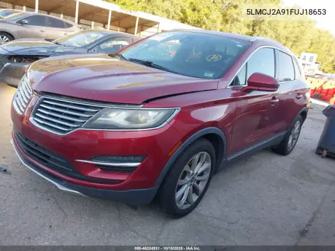 2015 Lincoln Mkc VIN 5LMCJ2A91FUJ18653 фото 3
