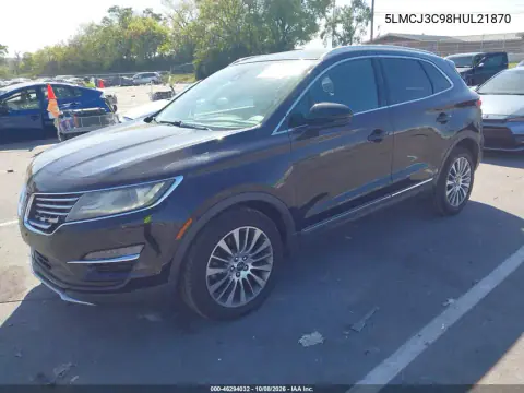 2017 Lincoln Mkc Reserve VIN 5LMCJ3C98HUL21870 фото 3