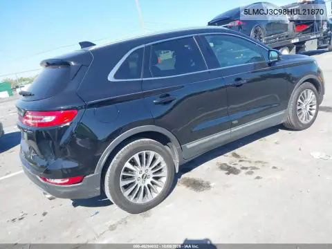 2017 Lincoln Mkc Reserve VIN 5LMCJ3C98HUL21870 фото 5