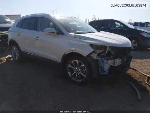 5LMCJ2C93JUL03874 — 2018 Lincoln MKC, фото 2 с аукциона IAAI, Передняя часть