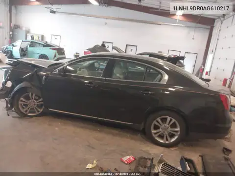 1LNHL9DR0AG610217 — 2010 Lincoln MKS, фото 3 с аукциона IAAI, Передняя часть