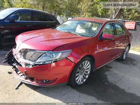2014 Lincoln Mks VIN 1LNHL9EK4EG602967 фото 3