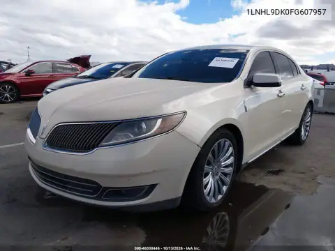 2015 Lincoln Mks VIN 1LNHL9DK0FG607957 фото 3