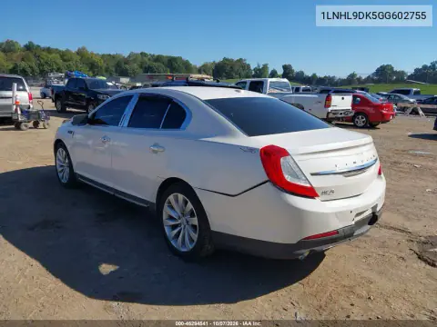 2016 Lincoln Mks VIN 1LNHL9DK5GG602755 фото 4