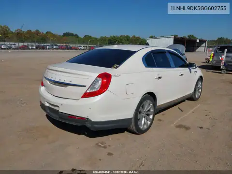 2016 Lincoln Mks VIN 1LNHL9DK5GG602755 фото 5