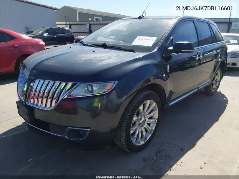 2013 Lincoln Mkx VIN 2LMDJ6JK7DBL16601 фото 3