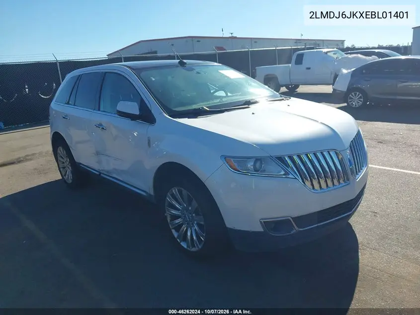 2014 Lincoln Mkx VIN 2LMDJ6JKXEBL01401 фото 2