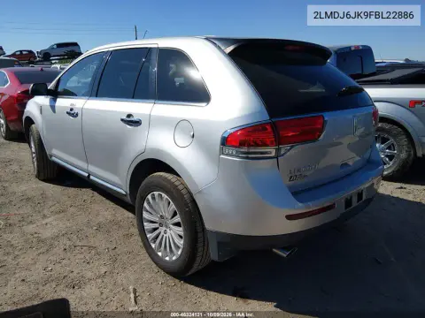 2015 Lincoln Mkx VIN 2LMDJ6JK9FBL22886 фото 4