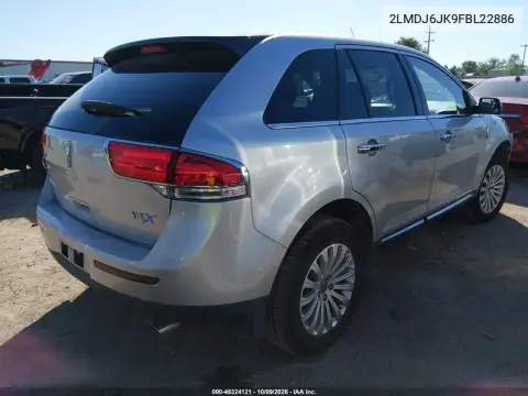 2015 Lincoln Mkx VIN 2LMDJ6JK9FBL22886 фото 5