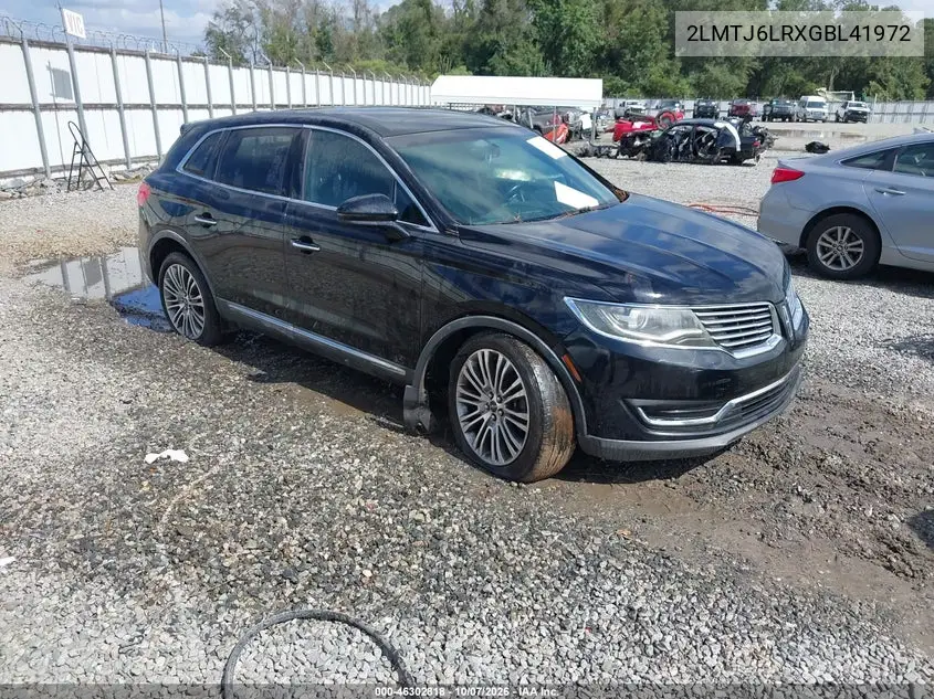 2016 Lincoln Mkx Reserve VIN 2LMTJ6LRXGBL41972 фото 2
