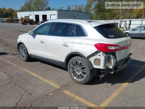2017 Lincoln Mkx Reserve VIN 2LMPJ6LR0HBL50831 фото 4