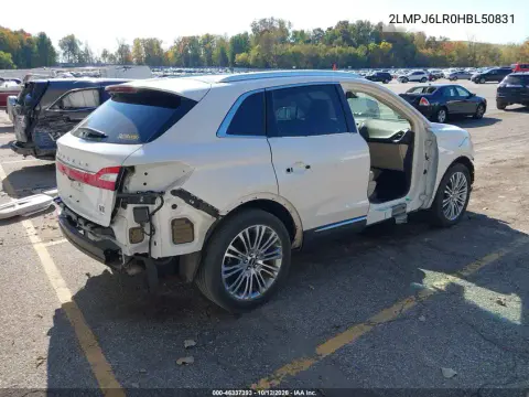2017 Lincoln Mkx Reserve VIN 2LMPJ6LR0HBL50831 фото 5
