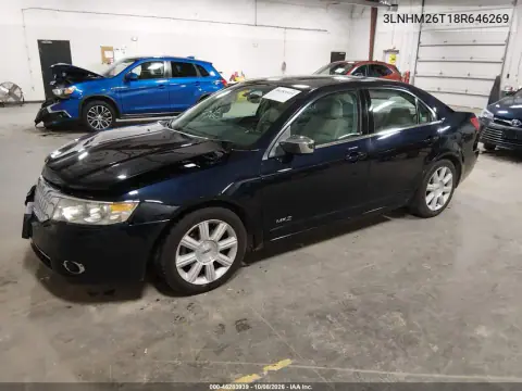 2008 Lincoln Mkz VIN 3LNHM26T18R646269 фото 3