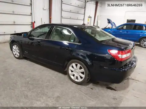 2008 Lincoln Mkz VIN 3LNHM26T18R646269 фото 4