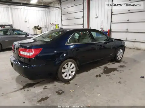 2008 Lincoln Mkz VIN 3LNHM26T18R646269 фото 5