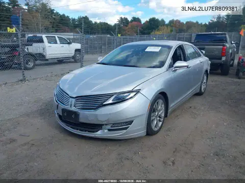 2014 Lincoln Mkz Hybrid VIN 3LN6L2LU7ER809381 фото 3