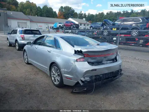 2014 Lincoln Mkz Hybrid VIN 3LN6L2LU7ER809381 фото 4