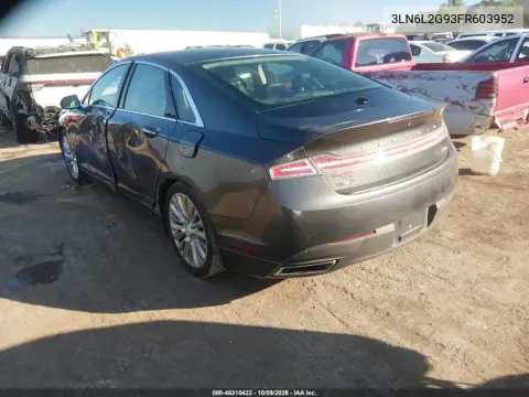 2015 Lincoln Mkz VIN 3LN6L2G93FR603952 фото 4