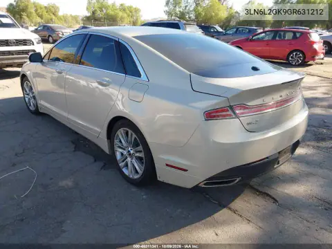 2016 Lincoln Mkz VIN 3LN6L2GK9GR631212 фото 3