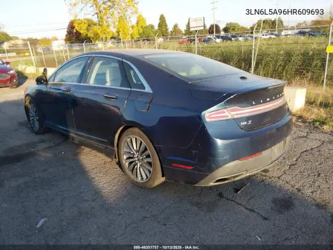 3LN6L5A96HR609693 — 2017 Lincoln MKZ, Естественный износ, фото до ремонта