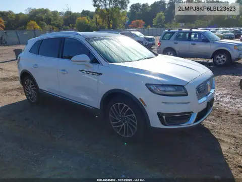2LMPJ8KP6LBL23623 — 2020 Lincoln Nautilus, Пресная вода, фото до ремонта