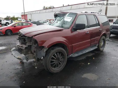 2003 Lincoln Navigator VIN 5LMFU27R93LJ07820 фото 2