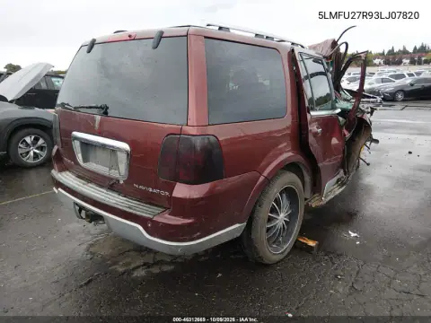 2003 Lincoln Navigator VIN 5LMFU27R93LJ07820 фото 4