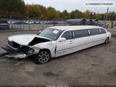 1L1FM88WX7Y639081 — 2007 Lincoln Town Car, фото 3 с аукциона IAAI, Передняя часть