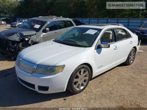 2006 Lincoln Zephyr VIN 3LNHM26156R611939 фото 3