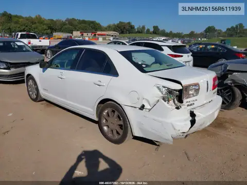 2006 Lincoln Zephyr VIN 3LNHM26156R611939 фото 4