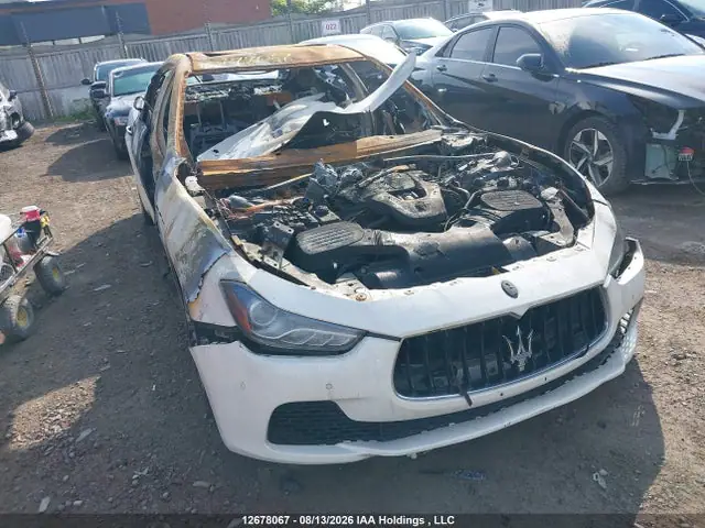 ZAM57RTA7F1156237 — 2015 Maserati Ghibli S Q4, Полный пожар (Total Burn), фото до ремонта