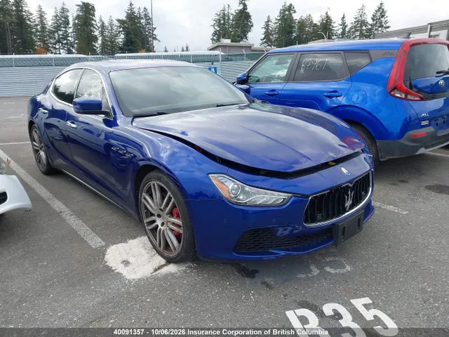2015 Maserati Ghibli S/q4 VIN ZAM57RTA3F1150550 фото 1