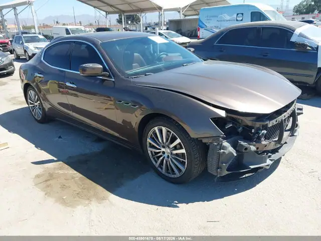 ZAM57XSAXG1169958 Maserati Ghibli 2016 — повреждение Передняя часть, фото до ремонта
