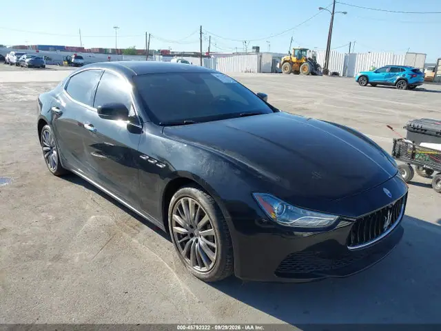 ZAM57XSAXH1262609 — 2017 Maserati Ghibli, Левый бок (Left Side), фото до ремонта