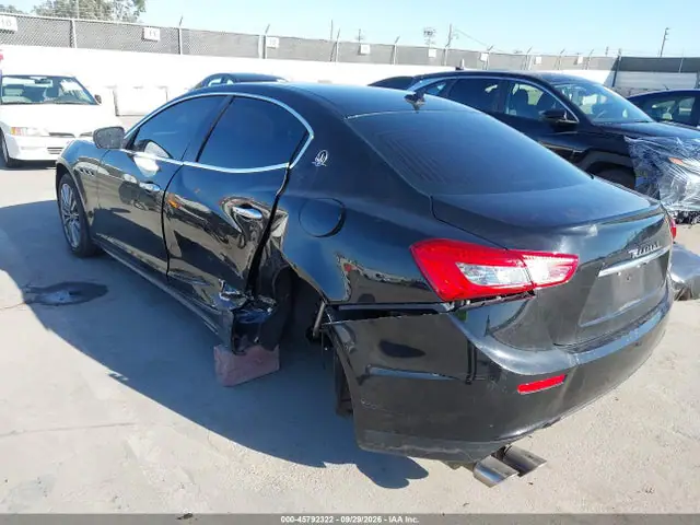 ZAM57XSAXH1262609 — 2017 Maserati Ghibli, фото 3 с аукциона IAAI 14.10.2026, Левый бок
