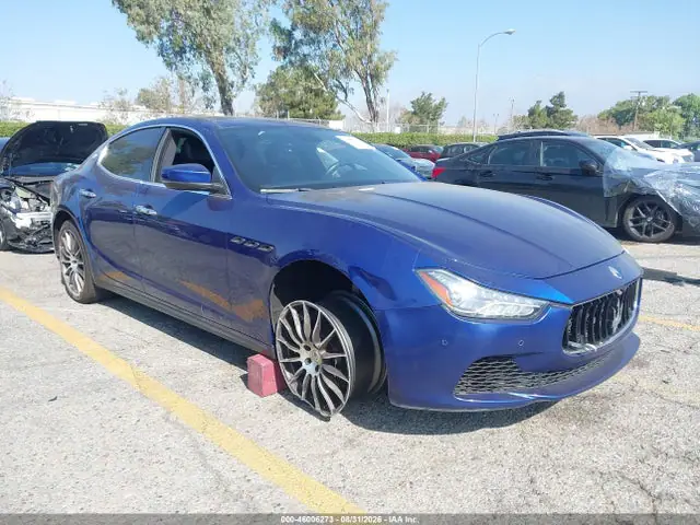 ZAM57XSA5H1219179 — 2017 Maserati Ghibli, Передняя часть справа (Right Front), фото до ремонта